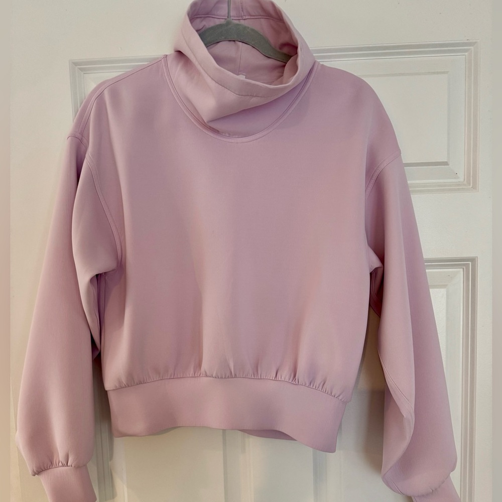 lululemon athletica Scuba Oversized Funnel-Neck Cropped Sweatshirt
